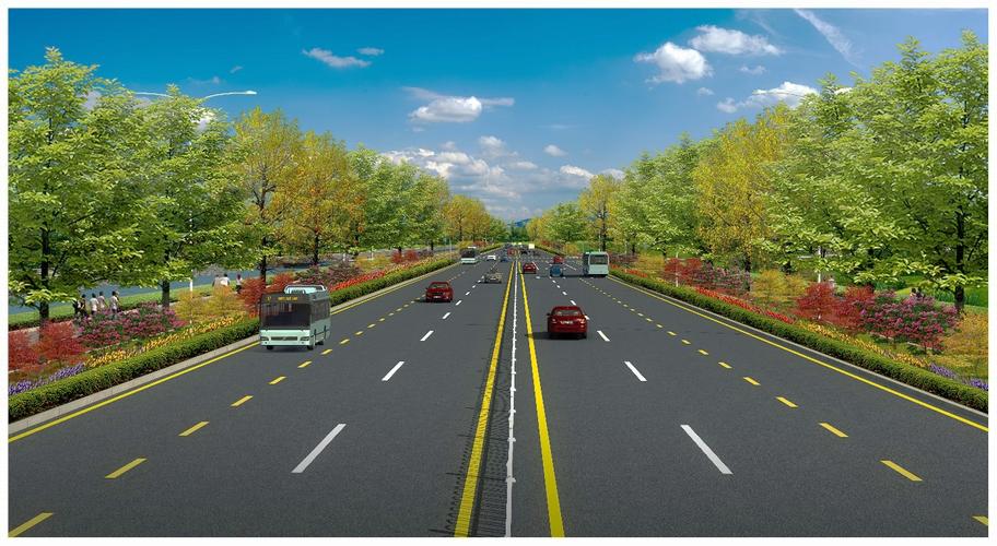 道路建設效果圖 工程管理中的可視化利器